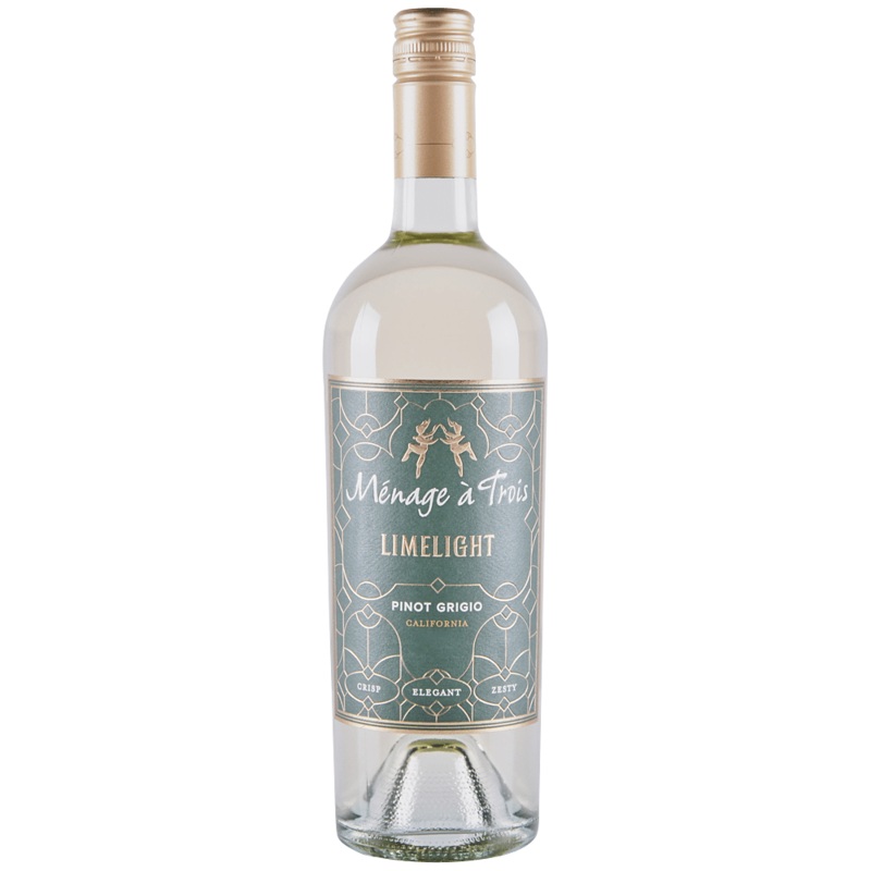 MENAGE A TROIS LIMELIGHT PINOT GRIGIO 750ML