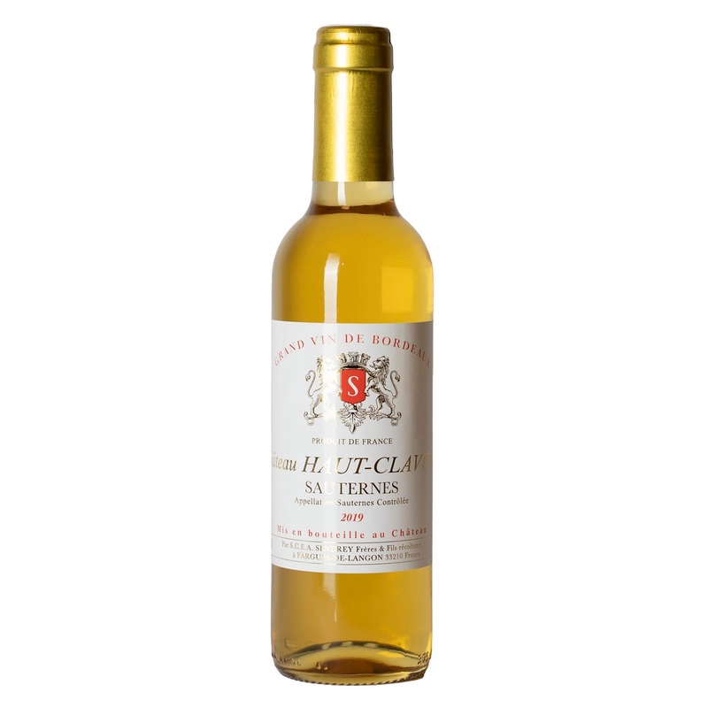 CHATEAU HAUT-CLAVERIE Sauternes 2019 375ml