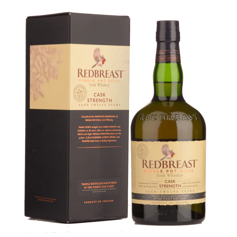 Redbreast 12 Year Old Cask Strength Single Pot Still Irish Whiskey 700ml