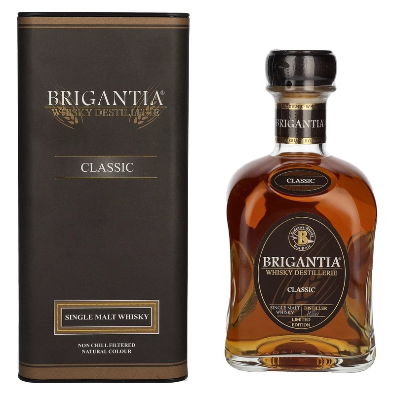 Steinhauser BRIGANTIA Single Malt Whisky CLASSIC 43% Vol. 0,7l in Giftbox