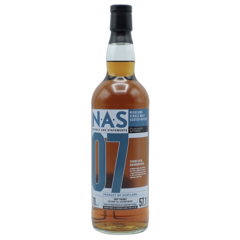 Whisky Sponge Ben Nevis 7 Year Notable Age Statement