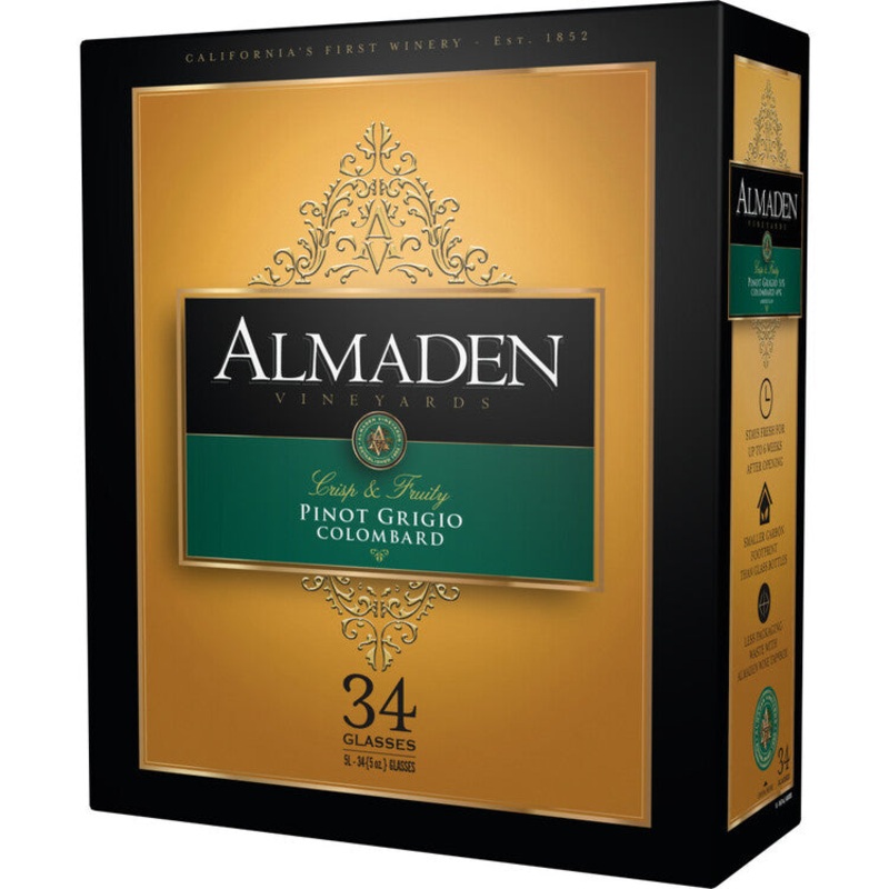 ALMADEN PINOT GRIGIO COLOMBARD BIB