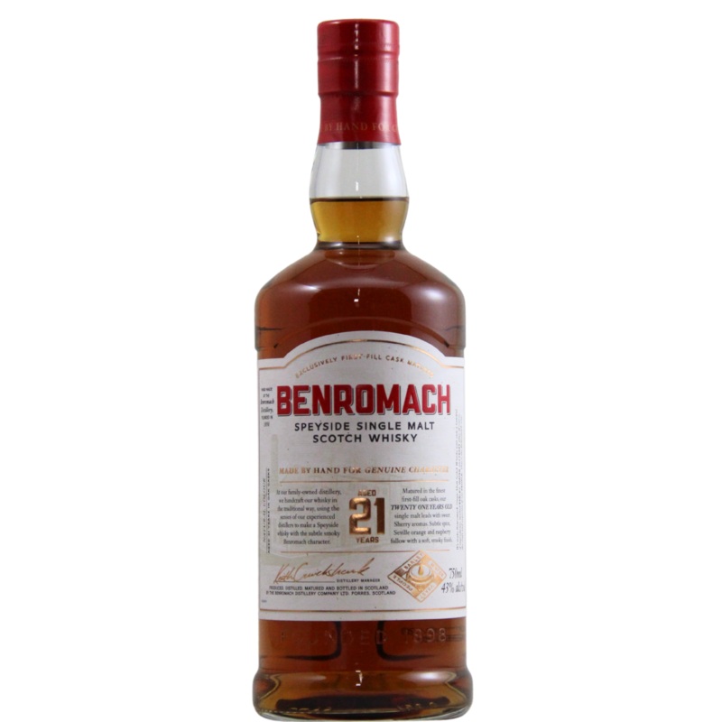 Benromach 21 Year Single Malt Scotch Whisky