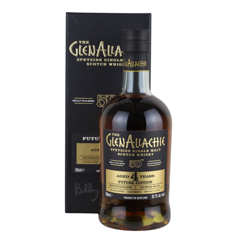 Glenallachie 4 Year Peated Billy Walker's 50th Anniversary Single Malt