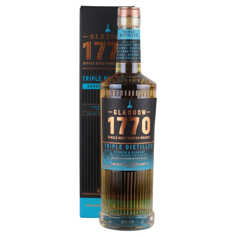 Glasgow Distillery 1770 Triple Distilled Single Malt