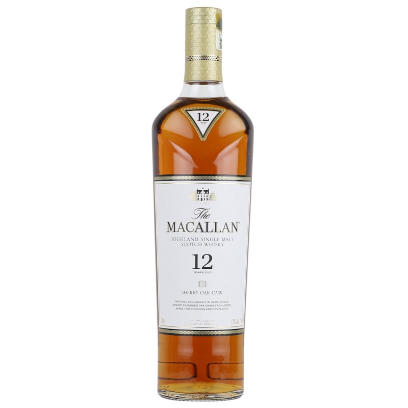 Macallan 12 Year Sherry Oak Single Malt Scotch Whisky