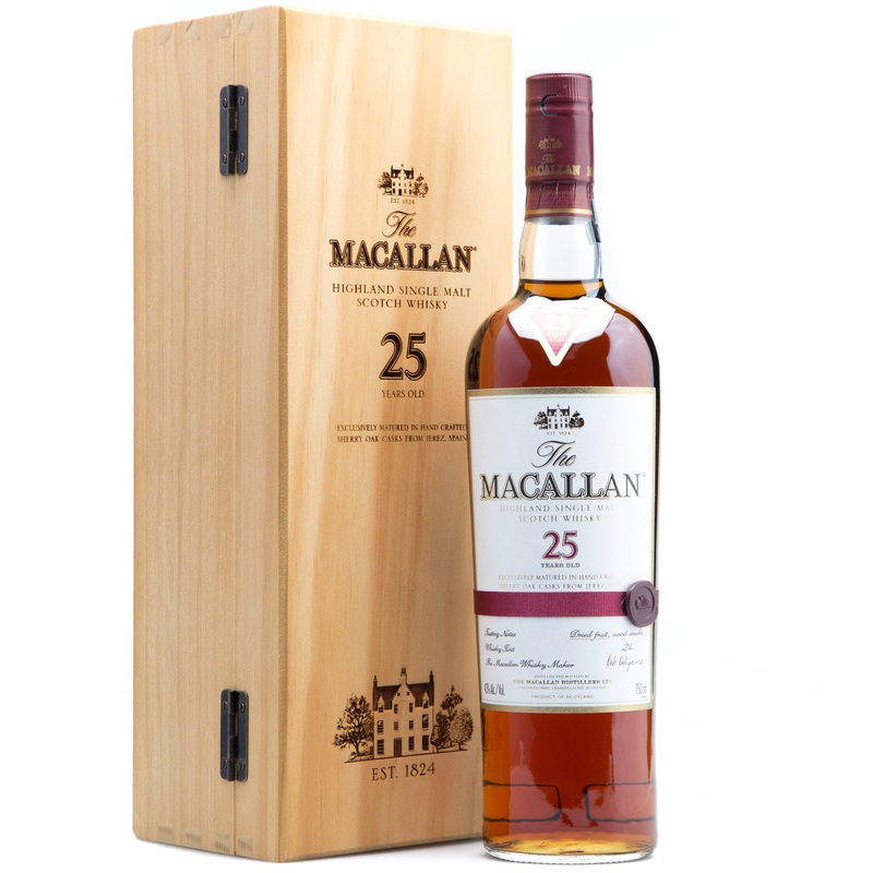 Macallan 25 Year Sherry Cask Single Malt Scotch Whisky