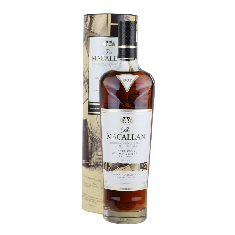 Macallan James Bond 60th Anniversary Decades Single Malt Scotch