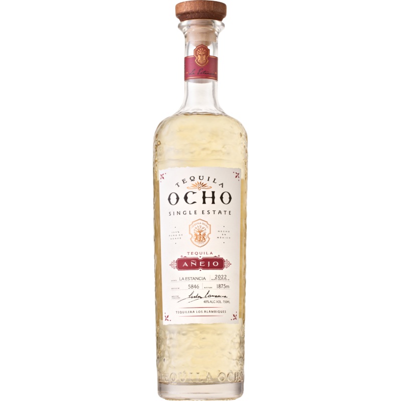 Tequila Ocho Single Estate Anejo Tequila