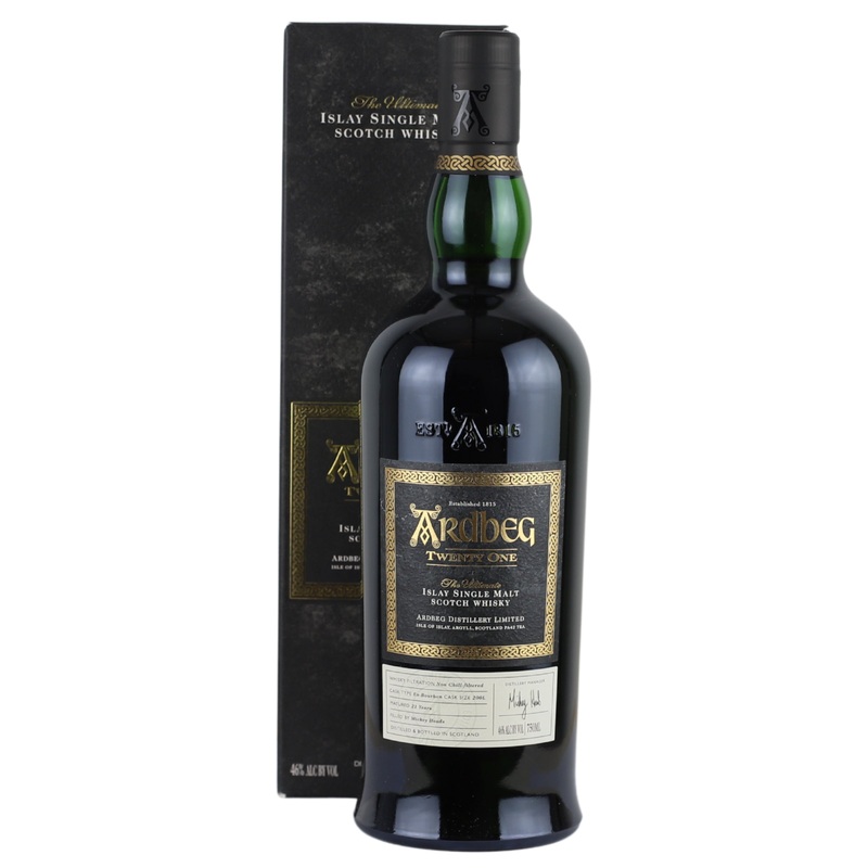 Ardbeg 21 Year Single Malt Scotch Whisky