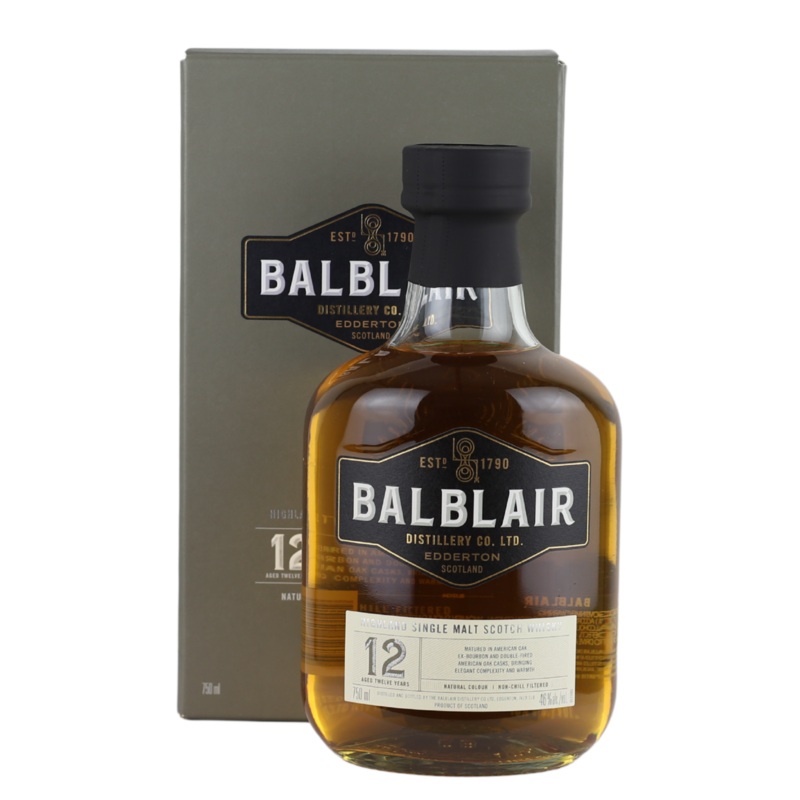 Balblair 12 Year Old Single Malt Scotch Whisky
