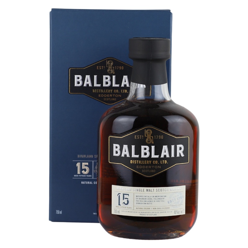 Balblair 15 Year Old Single Malt Scotch Whisky