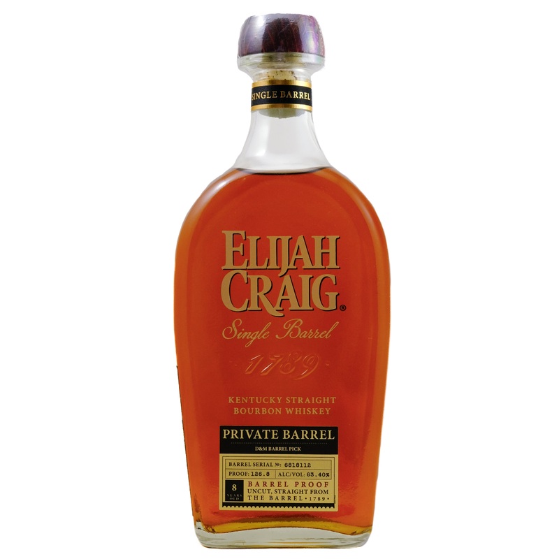 Elijah Craig D&M Store Pick Straight Bourbon Whiskey