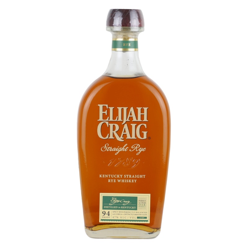Elijah Craig Straight Rye Whiskey