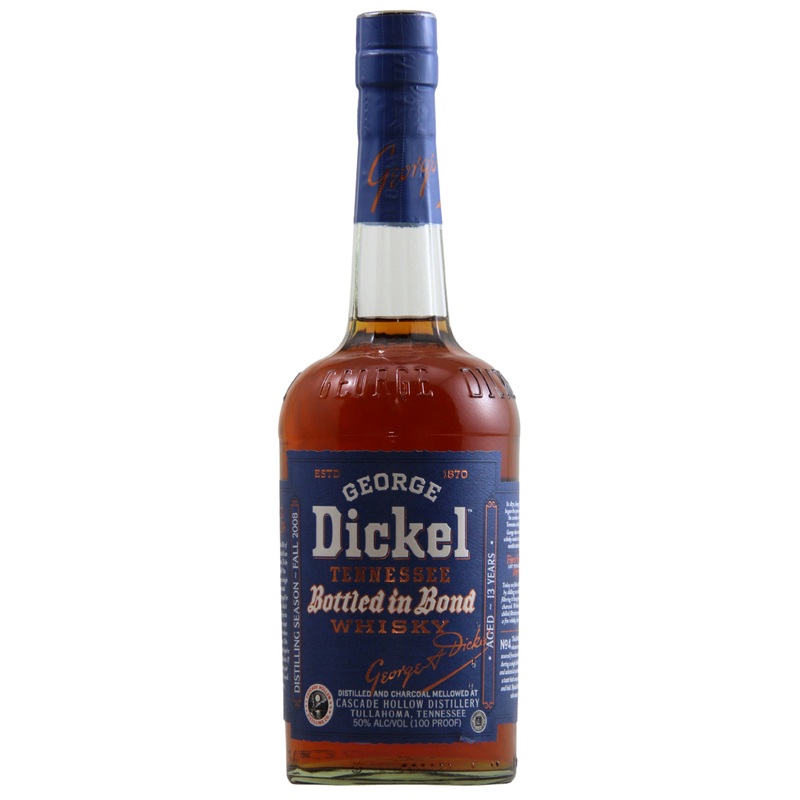 George Dickel 13 Year Bottled In Bond Tennessee Whiskey