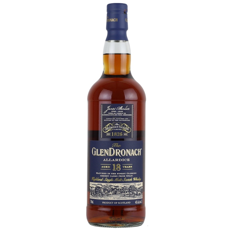 Glendronach 18 Year Allardice Single Malt Scotch Whisky