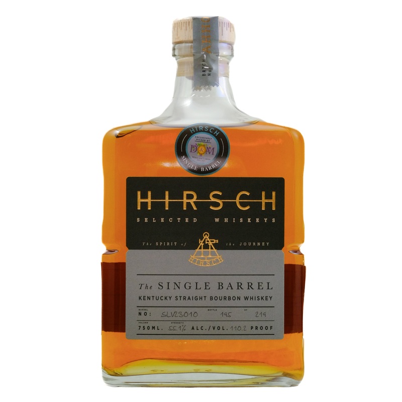 Hirsch D&M Single Barrel Kentucky Straight Bourbon Whiskey