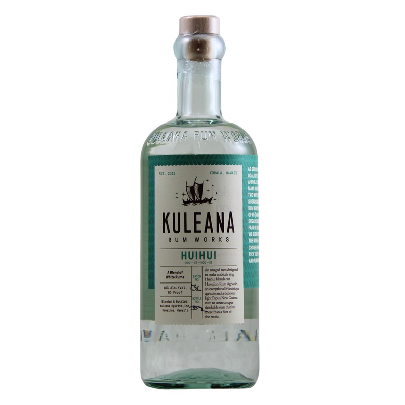 Kuleana Rum Works Huihui White Rum Blend