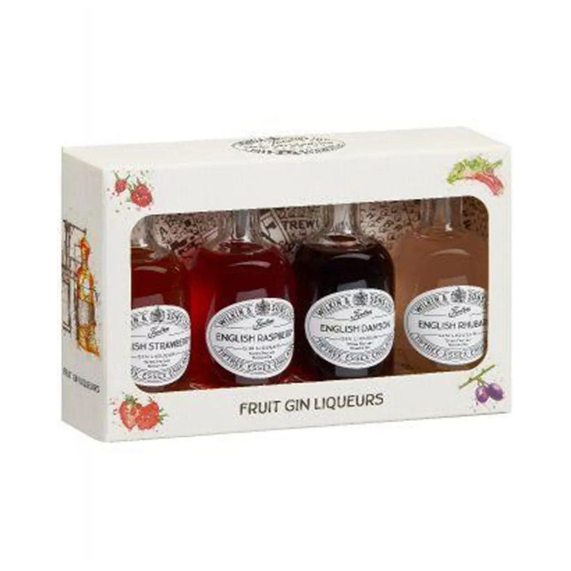 Tiptree Miniature Fruit Gin Liqueurs Box, 4 x 5 cl