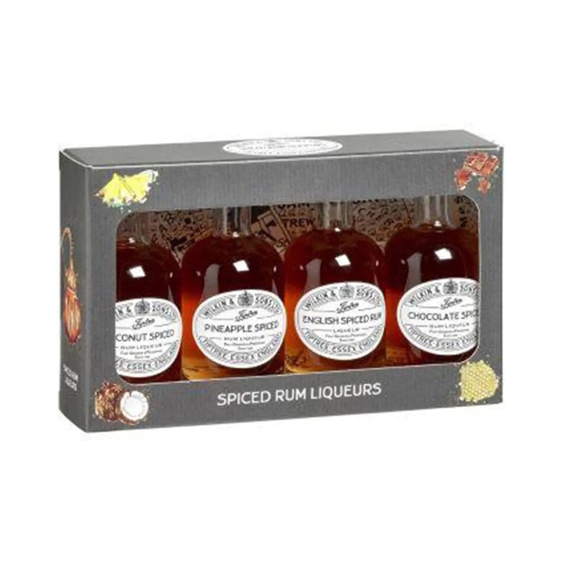 Tiptree Miniature Rum Liqueurs Box, 4 x 5 cl