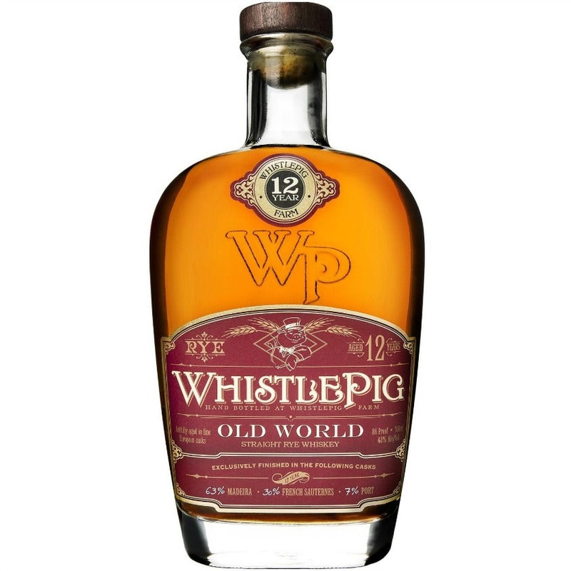 WhistlePig 12 Year Old World Straight Rye Whiskey
