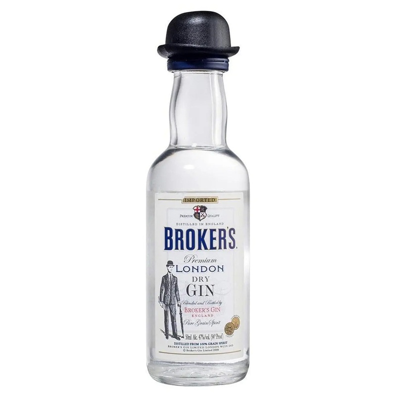 Brokers Gin Miniature, 5 cl