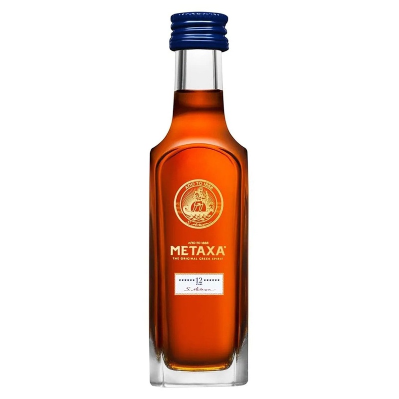 Metaxa 12 Star Brandy Miniature, 5 cl