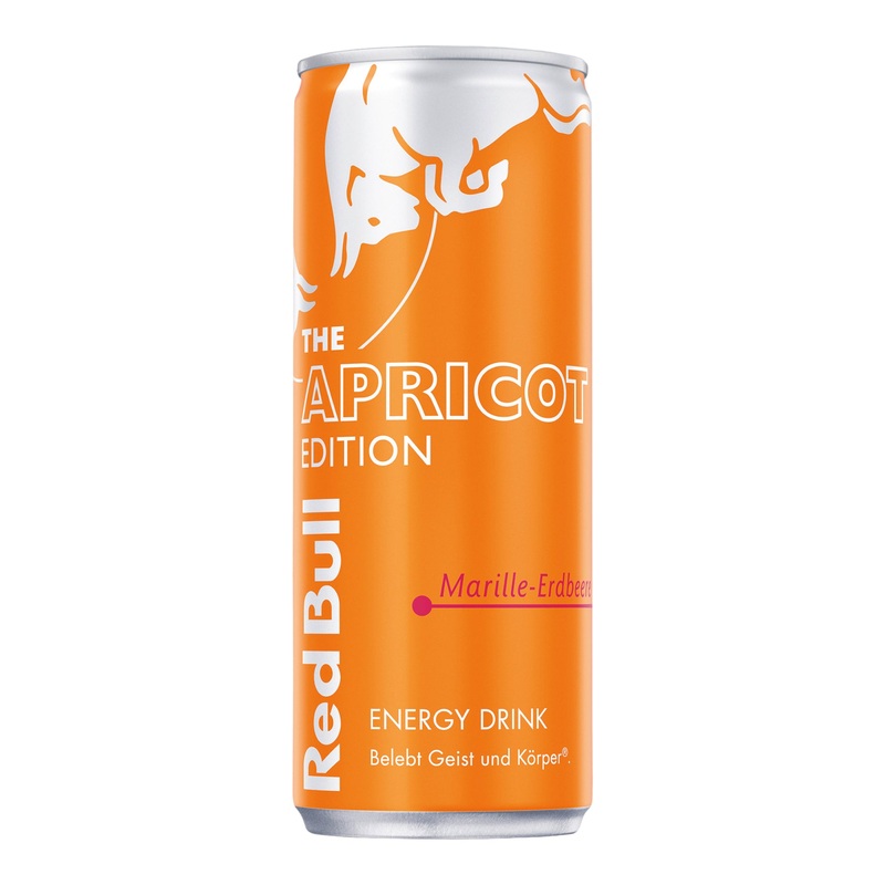 Red Bull Apricot Edition Energy Drink Apricot-Strawberry 0.25l