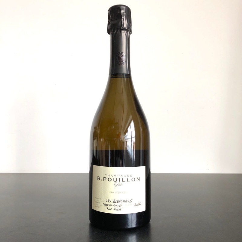 2016 R. Pouillon & Fils Les Blanchiens Premier Cru Brut Nature Champagne, France