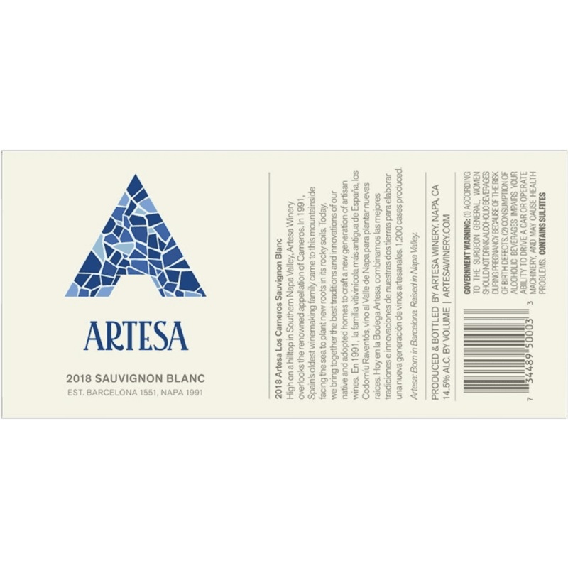 Artesa Napa Valley Sauvignon Blanc - 750ML