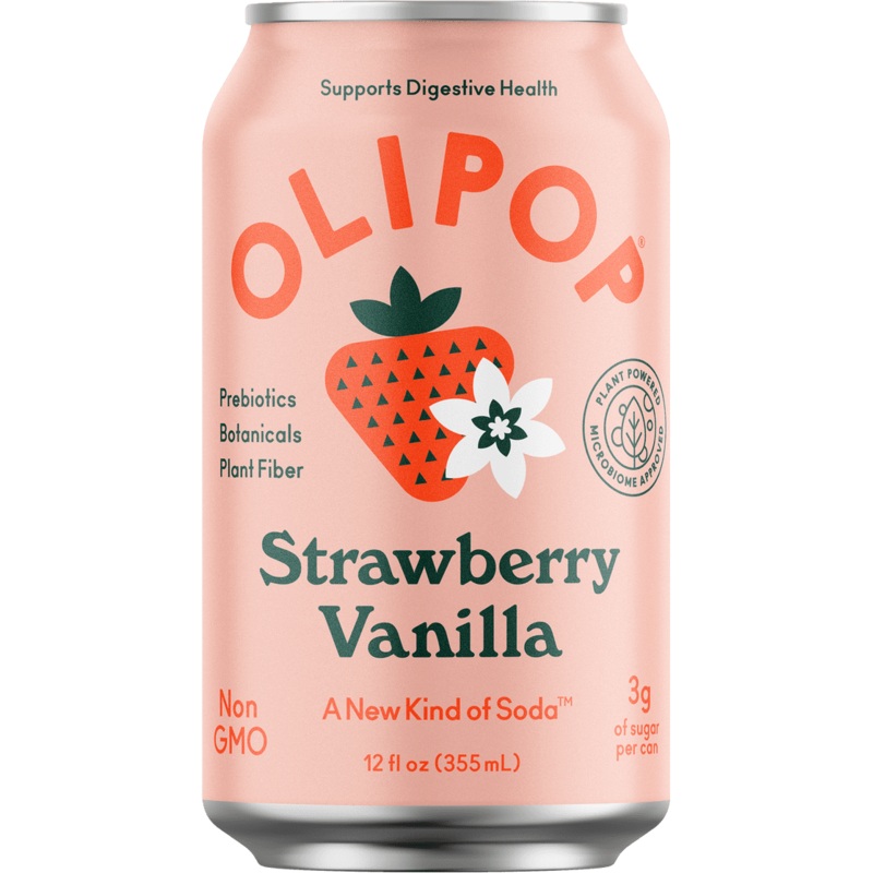 OLIPOP Strawberry Vanilla