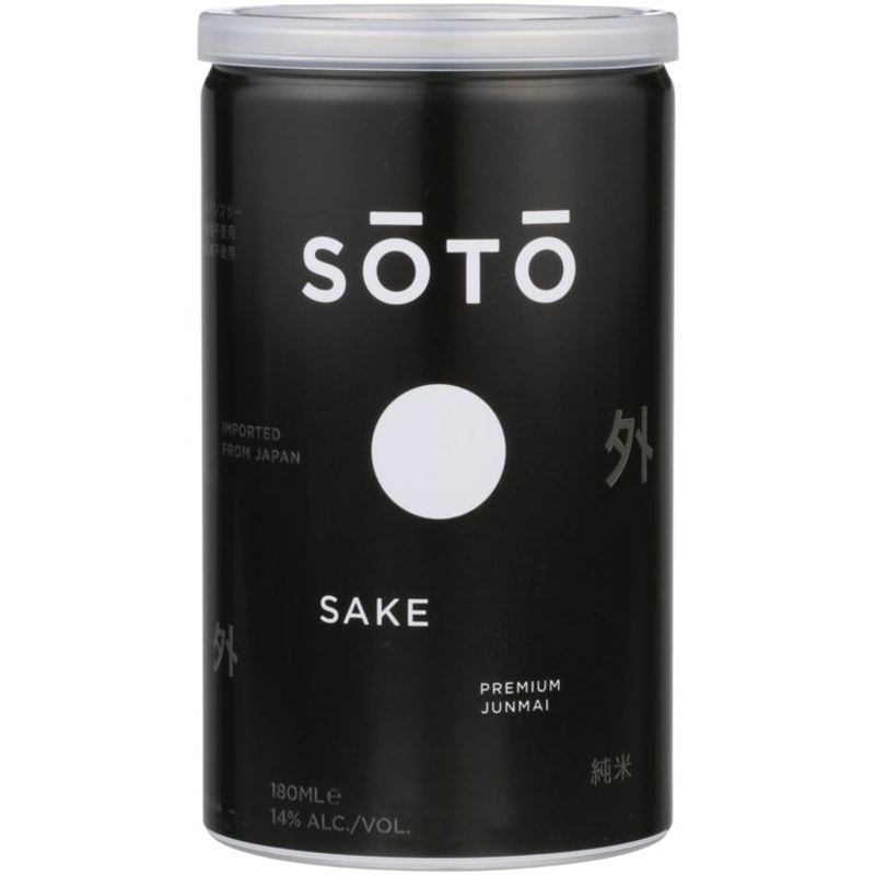 SOTO SAKE JUNMAI BLACK LABEL CAN
