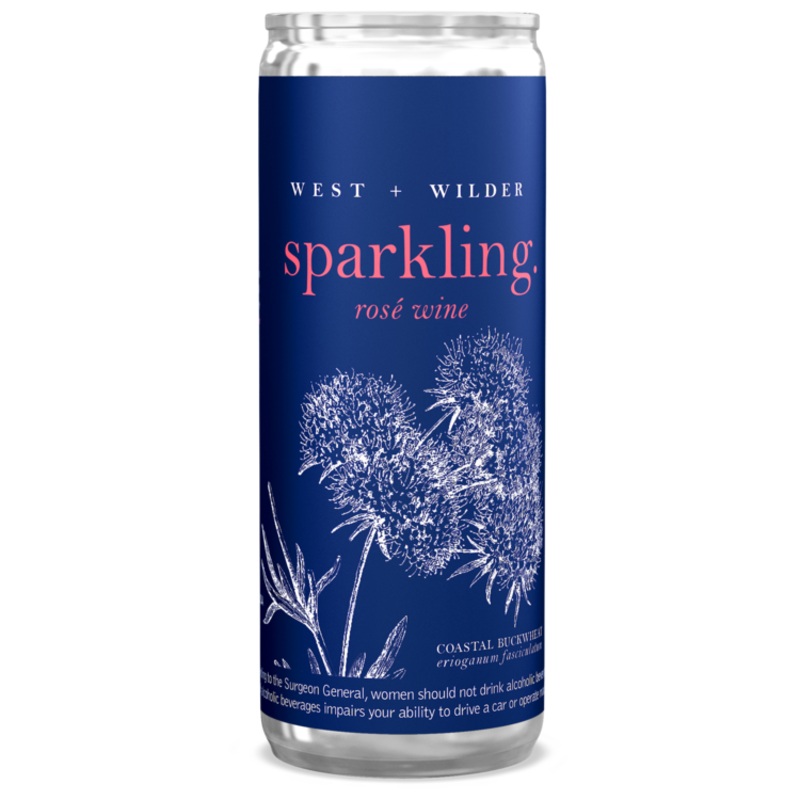 WEST + WILDER SPKL ROSE CAN 12/3P
