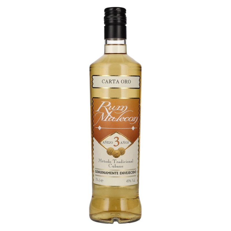 Rum Malecon Anejo 3 Anos Carta Oro 40% Vol. 0,7l