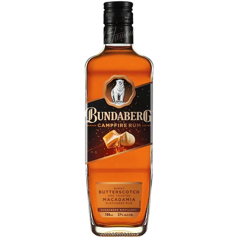 Bundaberg Campfire Butterscotch & Macadamia Rum 700ml