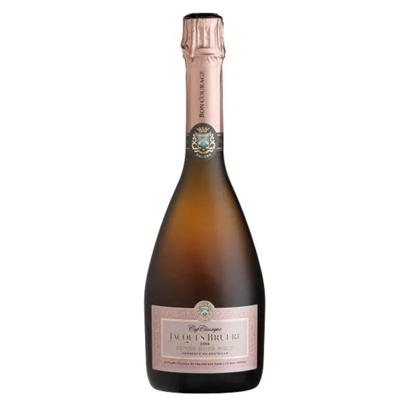 Bon Courage Jacques Brure Cap Classique Cuve Ros, 75 cl