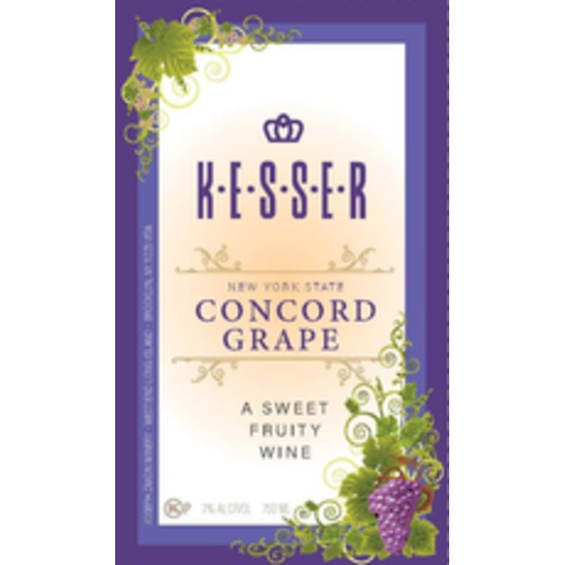 Kesser Concord Grape Wine 750ml