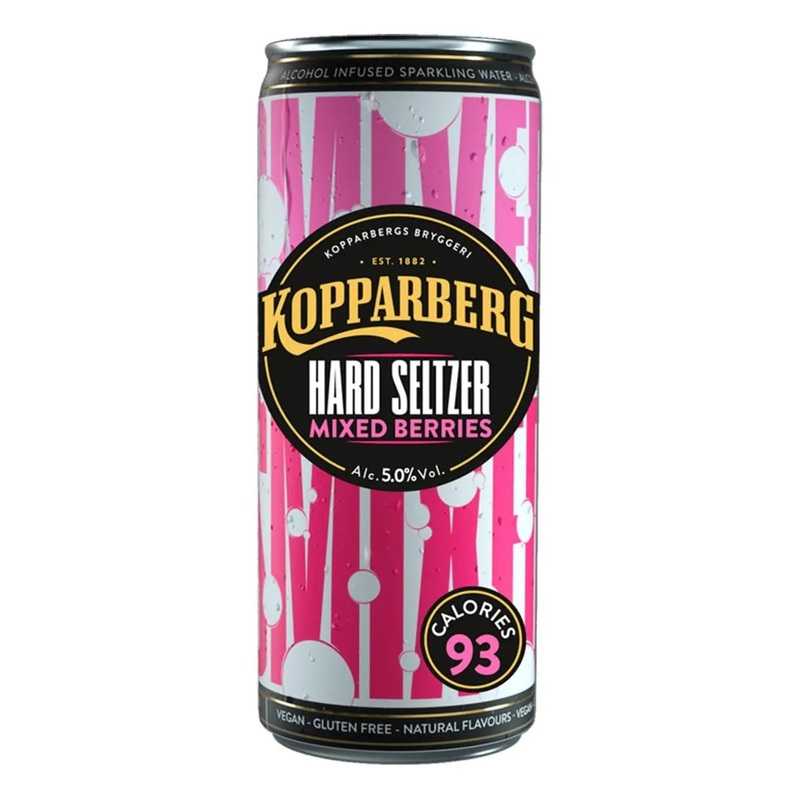 Kopparberg Mixed Berries Hard Seltzer Premixed Can, 330 ml