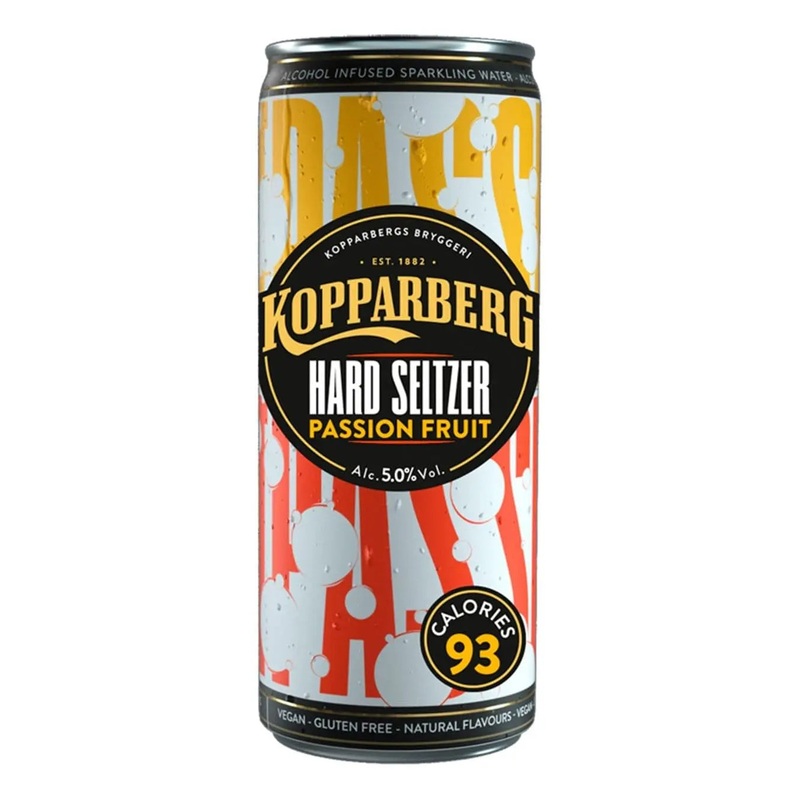 Kopparberg Passionfruit Hard Seltzer Premixed Can, 330 ml