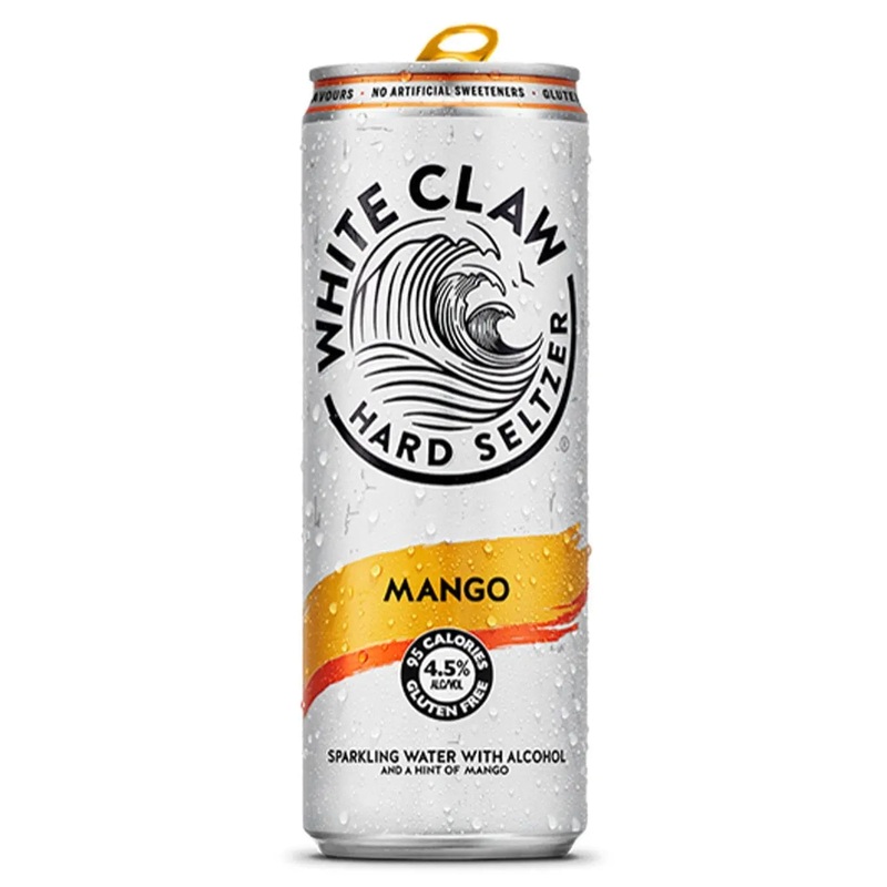 White Claw Mango Hard Seltzer Premixed Can, 330 ml