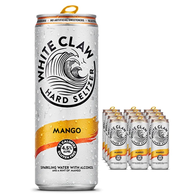 White Claw Mango Hard Seltzer Premixed Can Multipack, 12 x 330 ml