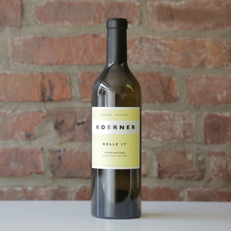 2017 Koerner 'Rolle' Gullyview Vineyard Vermentino, Clare Valley, Australia