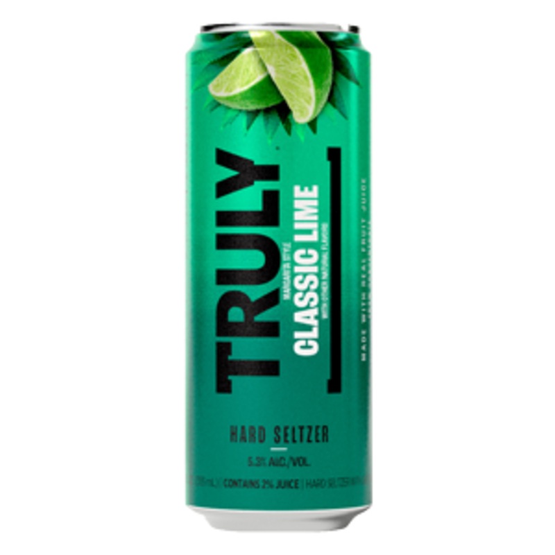 TRULY Hard Seltzer Classic Lime Margarita Syle (24 - 12oz Cans, 6 Pack)