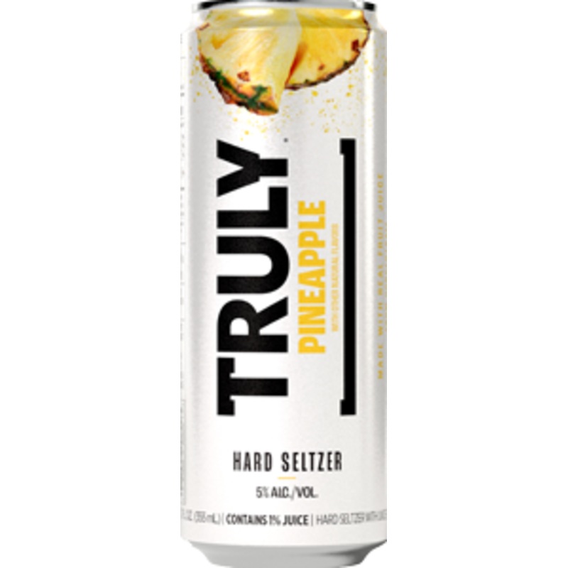 TRULY Pineapple Hard Seltzer (12 - 24oz Cans)