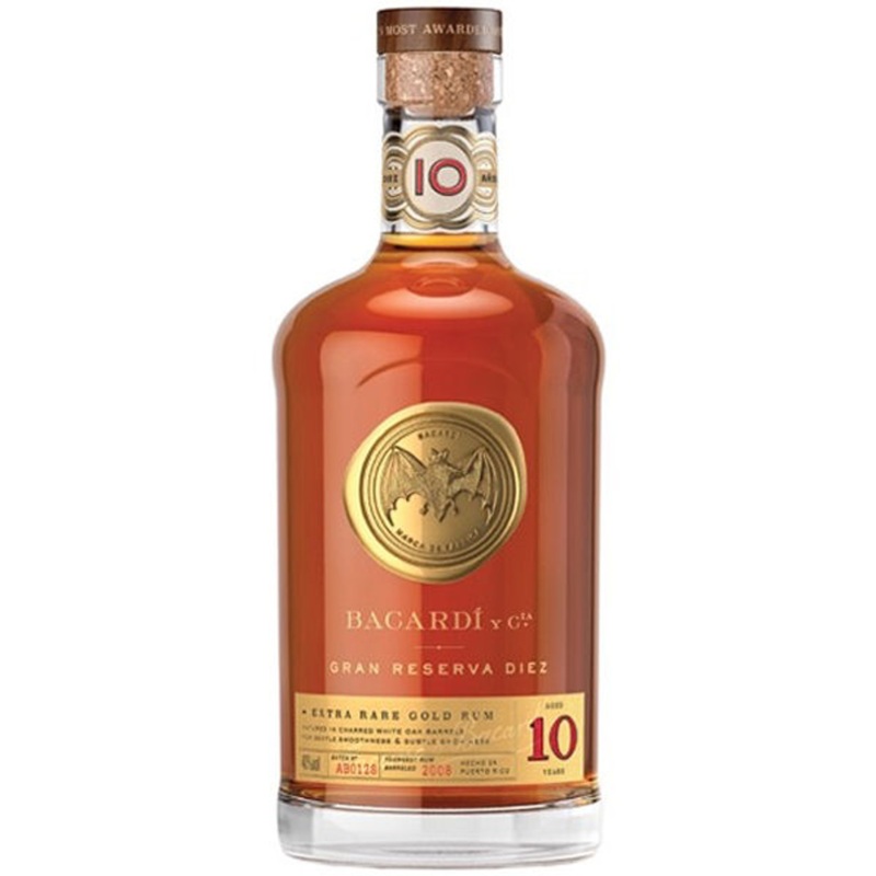 Bacardi Gran Reserva Diez 10 Year Old Extra Rare