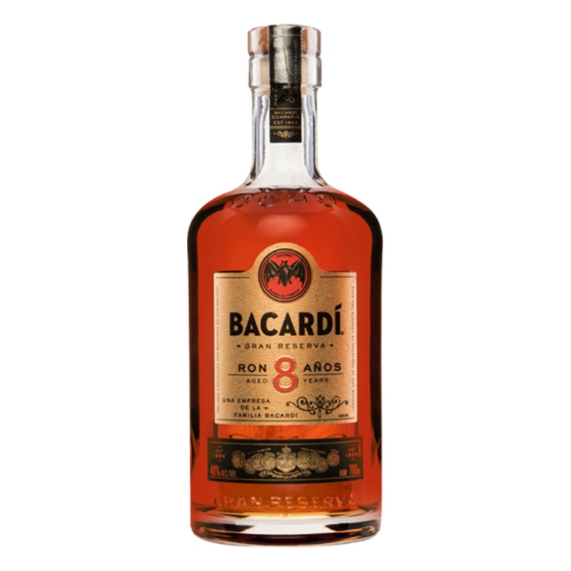 Bacardi Reserva Ocho 8 Year Old Rare Gold Rum