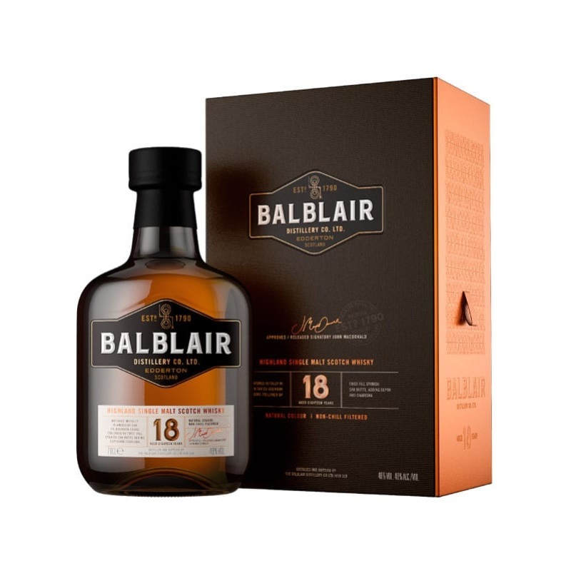 Balblair 18 Year Old Single Malt Scotch Whisky
