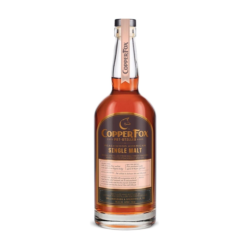 The Copper Fox Distillery Peachwood Single Malt