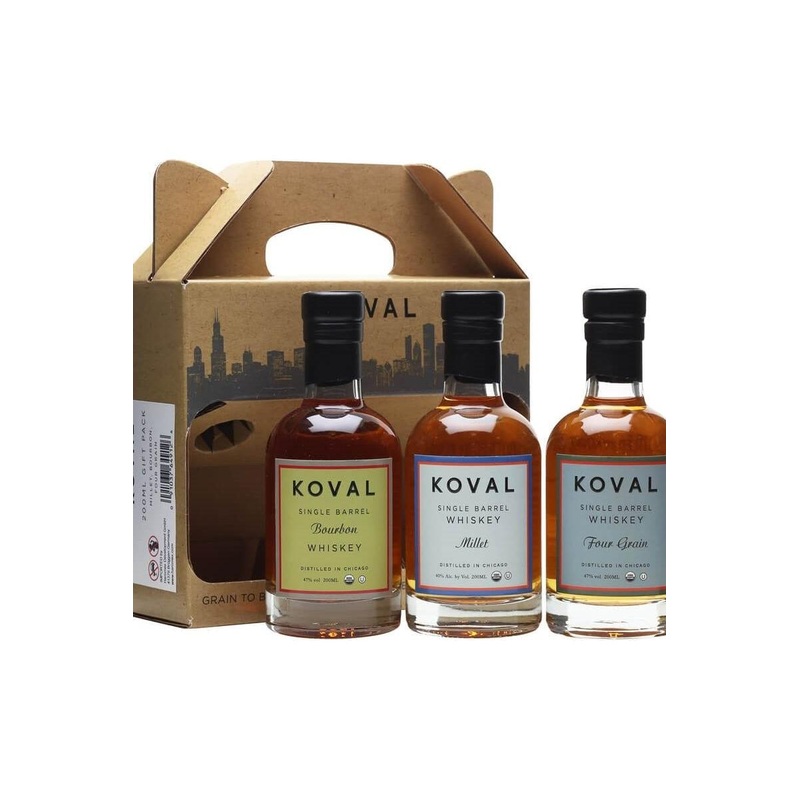 Koval Whiskey Gift Pack 200ML 3PACK