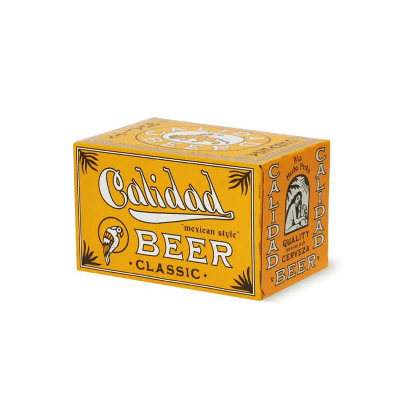 Calidad Cerveza Mexican Style 12oz 6 Pack Can